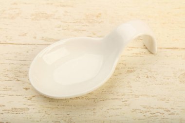 Ev veya ahşap arka plan üzerinde restorant için boş levha