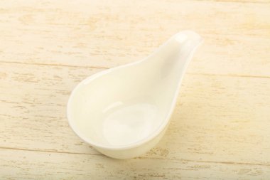 Ev veya ahşap arka plan üzerinde restorant için boş levha