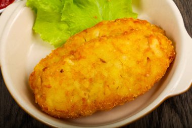 patates gözlemesi yakın çekim