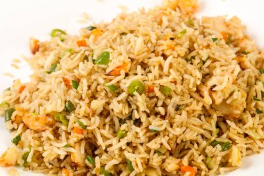 Hint geleneksel mutfak - Fried rice ile karides