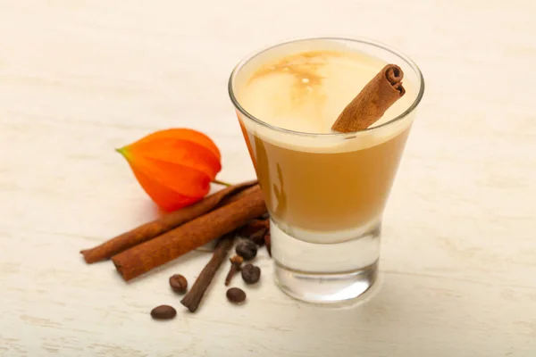Heißer Kaffee Mit Milch — Stockfoto