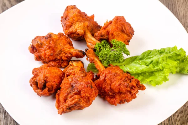 Indian traditional cuisine - Chicken lollipops with spices