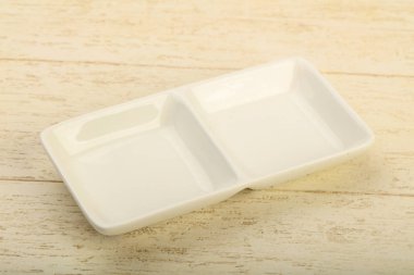 Ev veya ahşap arka plan üzerinde restorant için boş levha