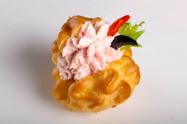 Profiterol wuth karides krem catering için