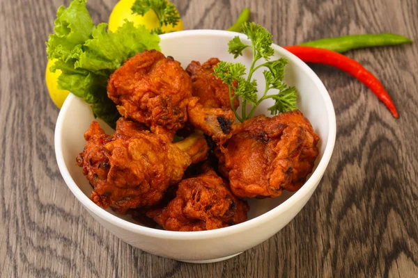 Masakan Tradisional India Loli Ayam Dengan Rempah Rempah — Stok Foto