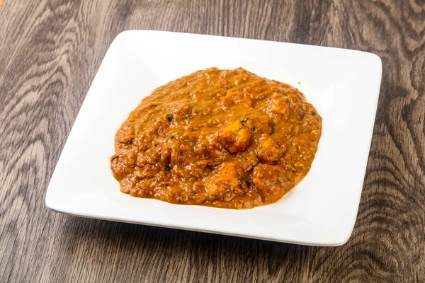 Indiase Traditionele Keuken Garnalen Masala Pikant — Stockfoto