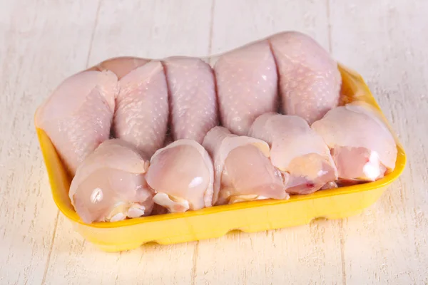 Raw Chicken Legs Cooking — Stock Photo, Image