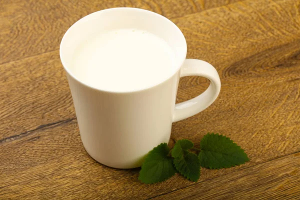 Kefir Natürliches Hausgemachtes Milchprodukt Für Die Gesundheit — Stockfoto