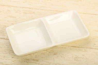 Ev veya ahşap arka plan üzerinde restorant için boş levha