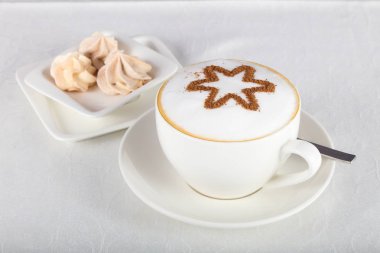 Kapuçino köpük kahve