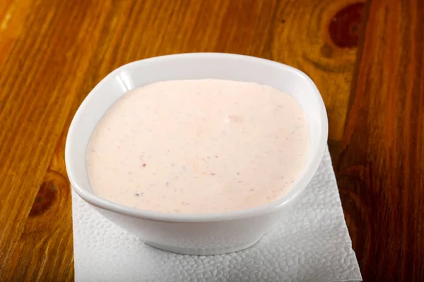 White sauce with herbs