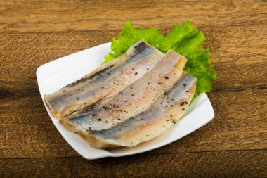 Ringa balığı filetosu biber ile