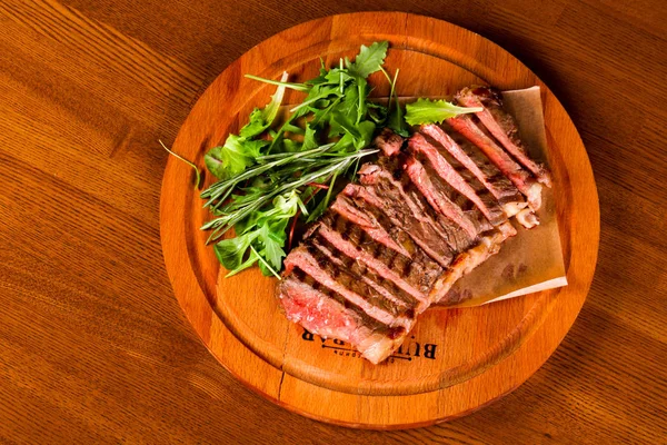 Beef Steak Blood — Stock Photo, Image