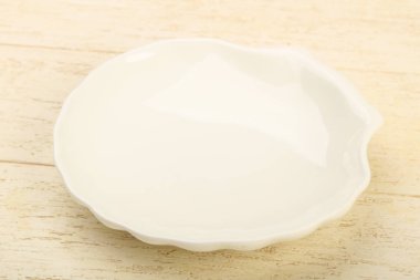 Ev veya ahşap arka plan üzerinde restorant için boş levha