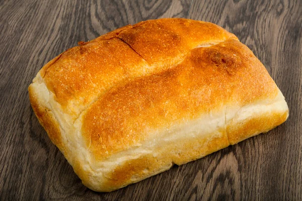 Homemade Bread Wooden Background — Stock Photo, Image