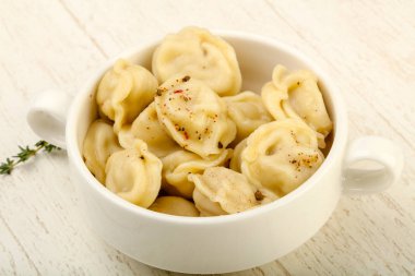 Rus köfte kase biber ve tereyağı ile