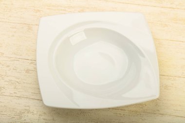 Ev veya ahşap arka plan üzerinde restorant için boş levha