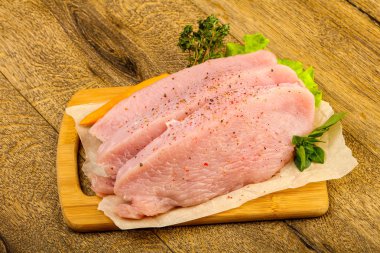 Ham Türkiye biftek ızgara için hazır baharatlar ile