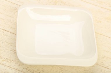 Ev veya ahşap arka plan üzerinde restorant için boş levha