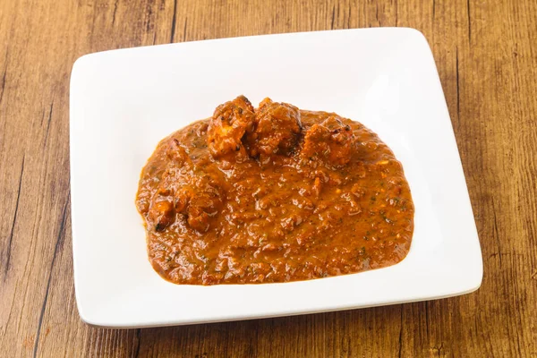 Indické Tradiční Kuchyně Kuře Masala Kořením — Stock fotografie