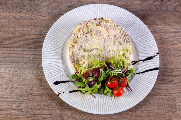 Salade Met Ham Kaas Met Mayo — Stockfoto
