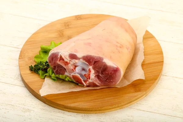 Raw Fat Pork Knee Ready Cooking — Stock Photo, Image