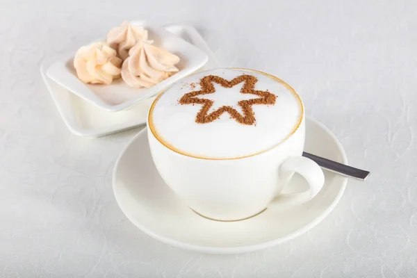 Cappuccino Coffee Foam — Stock Photo, Image