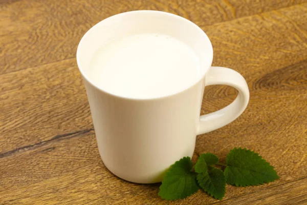 Kefir Natürliches Hausgemachtes Milchprodukt Für Die Gesundheit — Stockfoto