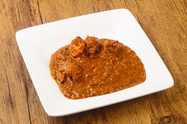 Traditionelle Indische Küche Masala Huhn Mit Gewürzen — Stockfoto