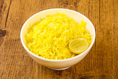 Hint geleneksel mutfak - kireç ile sarı pirinç