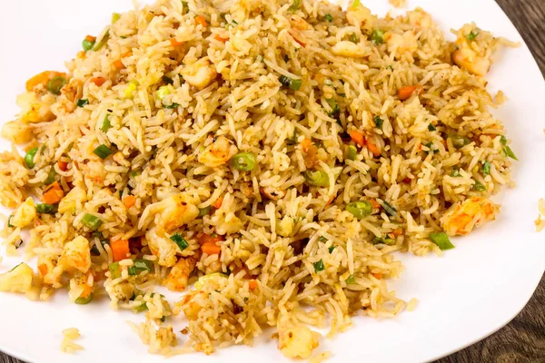 Hint geleneksel mutfak - Fried rice ile karides