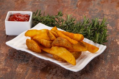 Kızarmış patates dilimleri