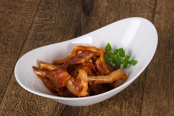 Pork ear snack — Stock Photo, Image