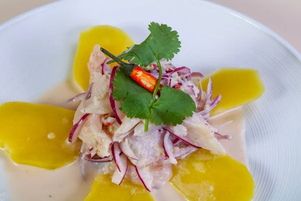 Ceviche con pollock — Foto de Stock