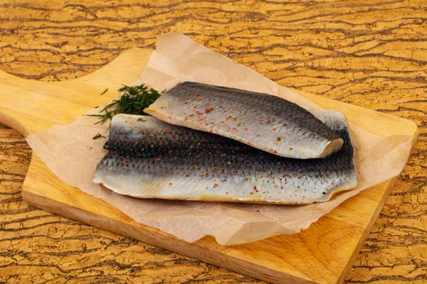 Herring Fillet with skin — Stock Photo, Image