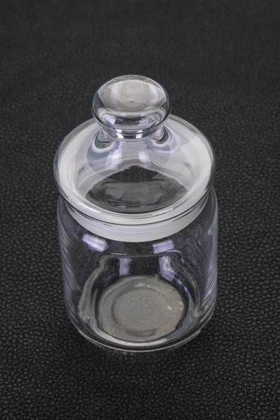 空玻璃罐头 — 图库照片