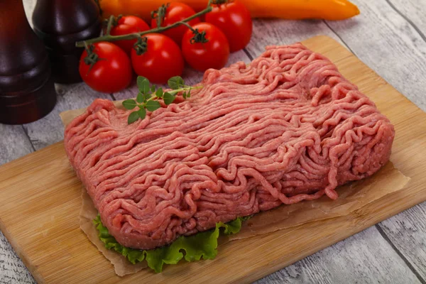 Carne picada de peru em bruto — Fotografia de Stock