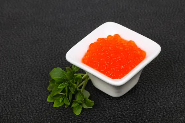 Caviar rojo de lujo —  Fotos de Stock