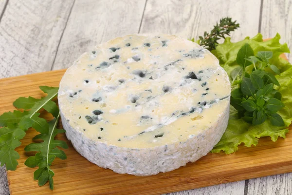 Runder Blauschimmelkäse — Stockfoto