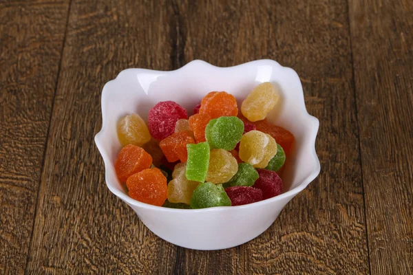 Fruta doce cristalizada — Fotografia de Stock