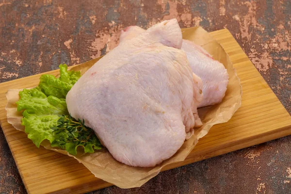 Raw chicken hip — Stock Photo, Image