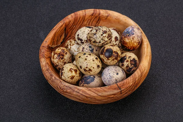 Quail eggs - dietary health food — Stock Photo, Image