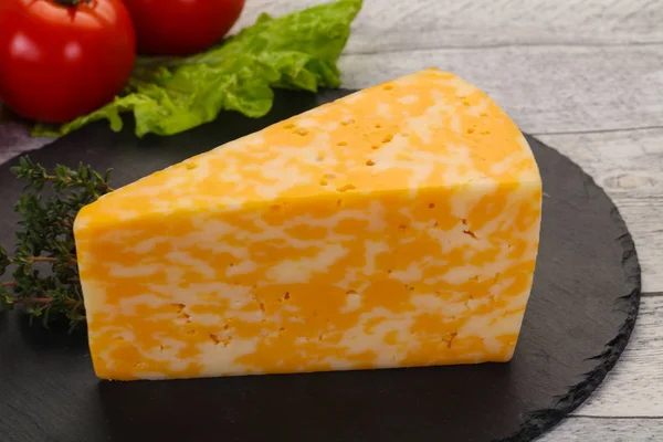 Delikater Käse aus Marmor — Stockfoto