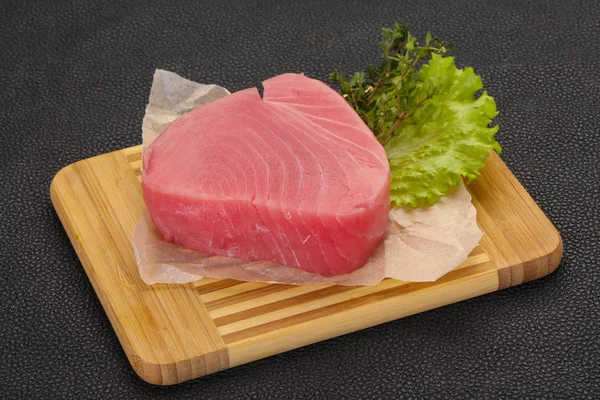 Nyers tonhal steak — Stock Fotó