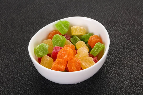 Fruta doce cristalizada — Fotografia de Stock
