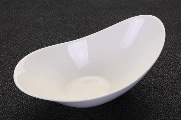 White porcelain bowl — Stock Photo, Image