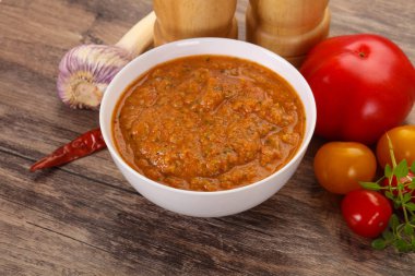 Ünlü Ispanyol Gazpacho domates çorbası