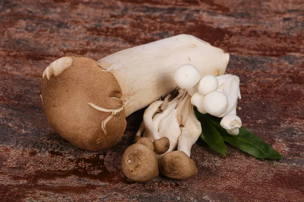 Raw Asian mushroom - ready for cooking