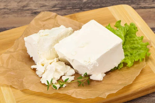 Griekse traditionele feta zachte kaas — Stockfoto