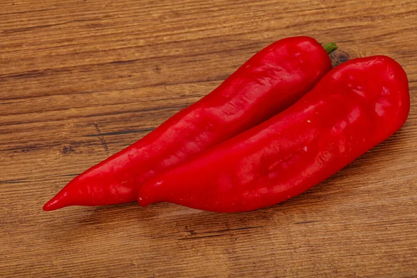 Ripe Juicy Red Ramiro Pepper Ready Cooking — Stock Photo, Image